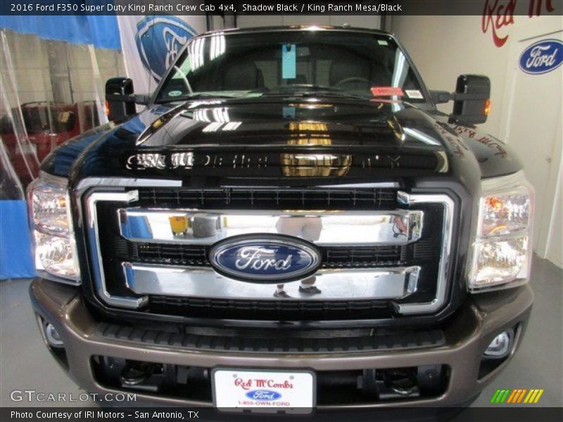 Shadow Black / King Ranch Mesa/Black 2016 Ford F350 Super Duty King Ranch Crew Cab 4x4