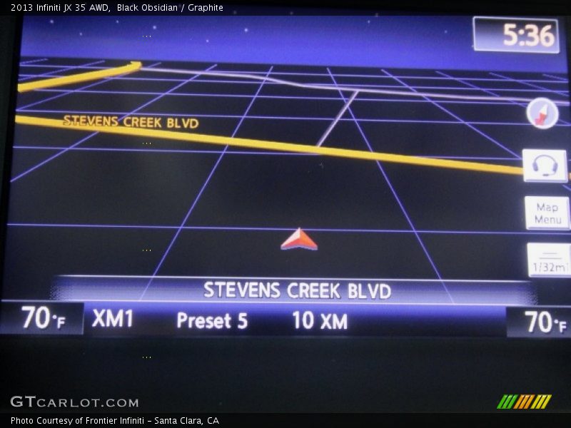 Black Obsidian / Graphite 2013 Infiniti JX 35 AWD