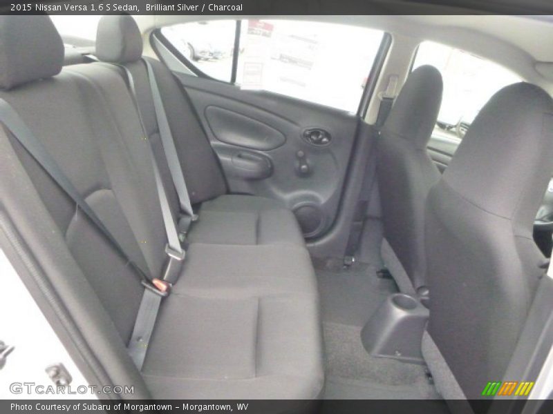 Brilliant Silver / Charcoal 2015 Nissan Versa 1.6 S Sedan