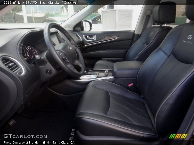 Black Obsidian / Graphite 2013 Infiniti JX 35 AWD