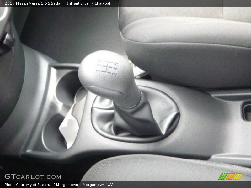 Brilliant Silver / Charcoal 2015 Nissan Versa 1.6 S Sedan