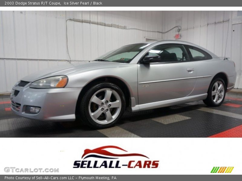 Ice Silver Pearl / Black 2003 Dodge Stratus R/T Coupe