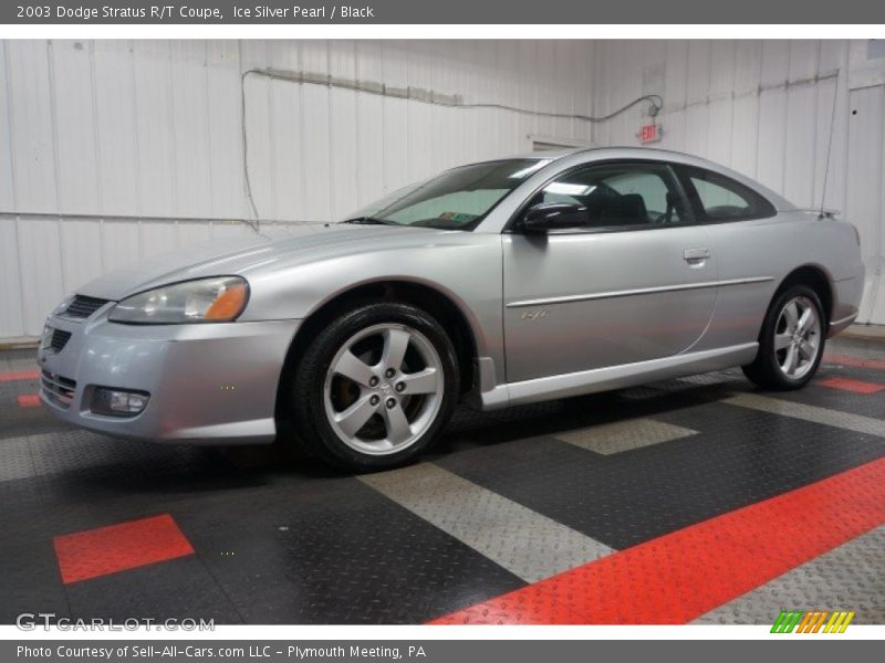 Ice Silver Pearl / Black 2003 Dodge Stratus R/T Coupe