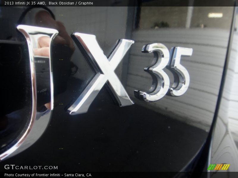 Black Obsidian / Graphite 2013 Infiniti JX 35 AWD