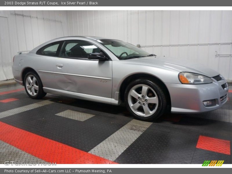 Ice Silver Pearl / Black 2003 Dodge Stratus R/T Coupe