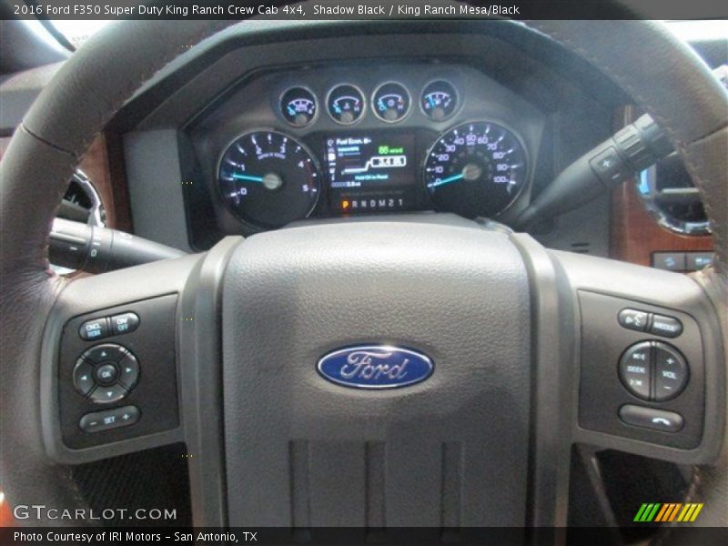 Shadow Black / King Ranch Mesa/Black 2016 Ford F350 Super Duty King Ranch Crew Cab 4x4