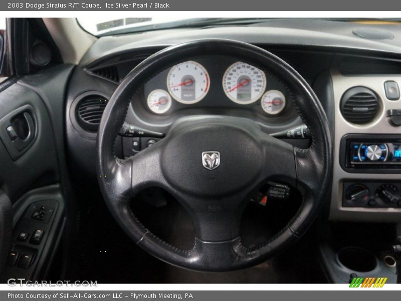 Ice Silver Pearl / Black 2003 Dodge Stratus R/T Coupe