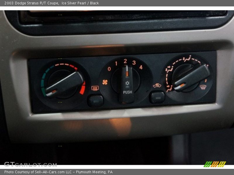 Ice Silver Pearl / Black 2003 Dodge Stratus R/T Coupe
