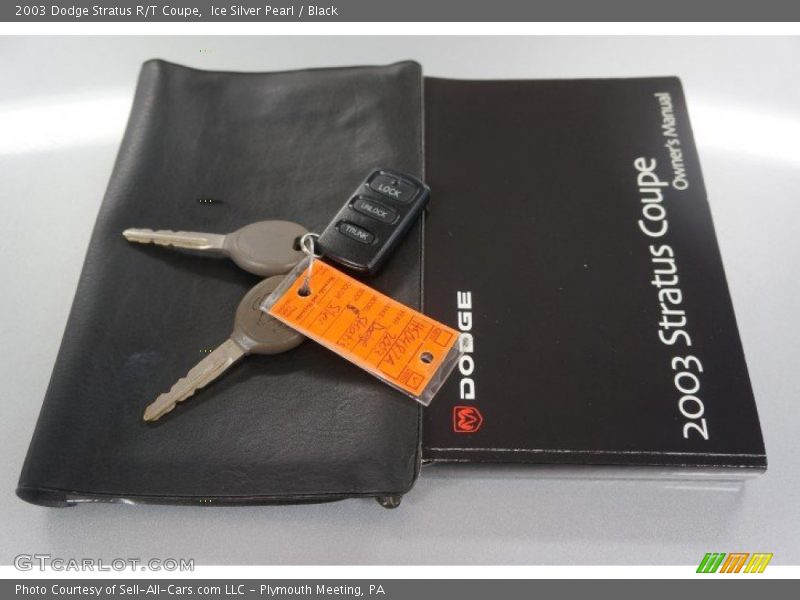 Ice Silver Pearl / Black 2003 Dodge Stratus R/T Coupe