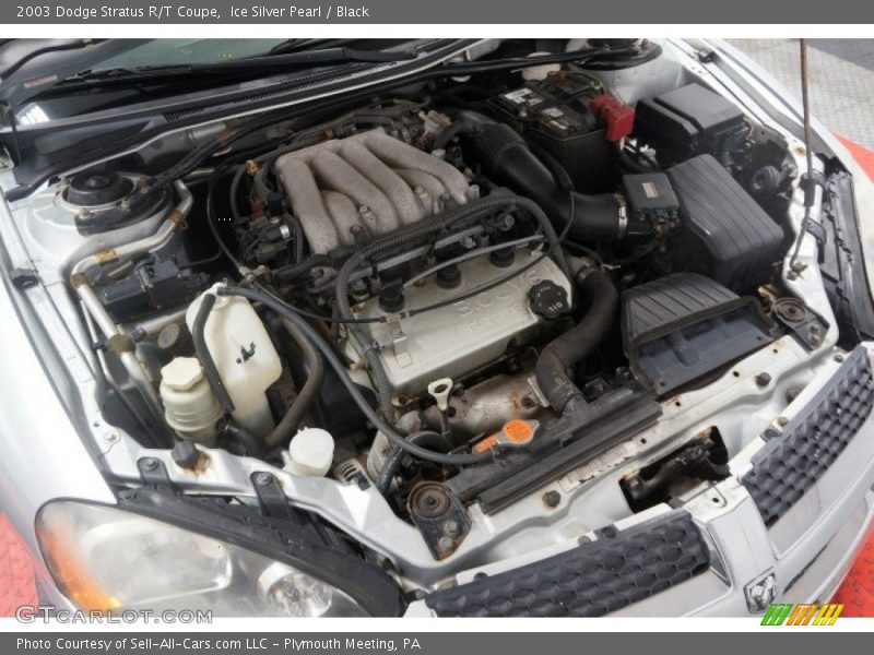 Ice Silver Pearl / Black 2003 Dodge Stratus R/T Coupe