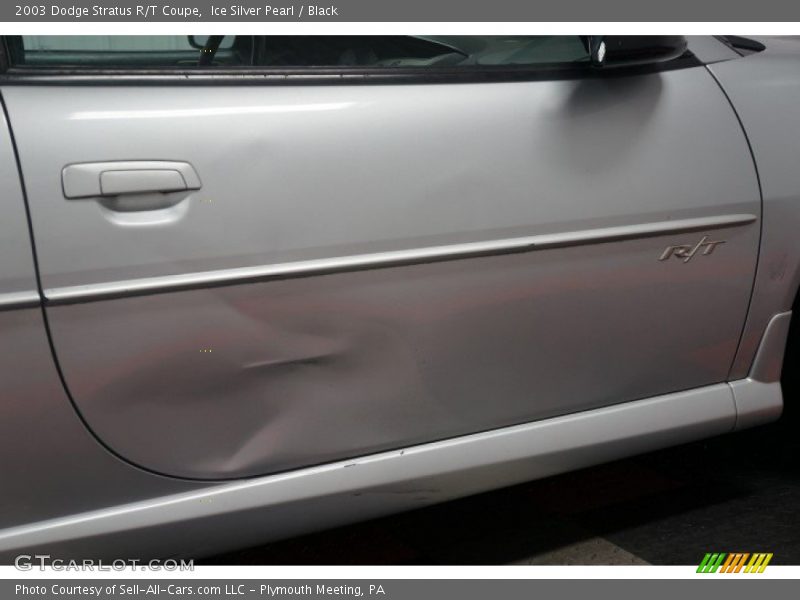 Ice Silver Pearl / Black 2003 Dodge Stratus R/T Coupe
