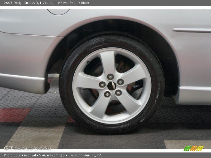 Ice Silver Pearl / Black 2003 Dodge Stratus R/T Coupe