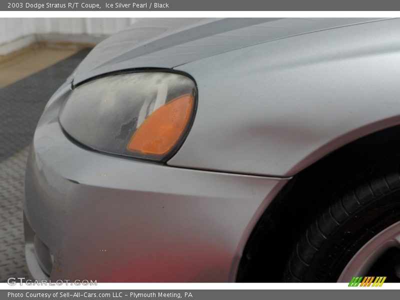 Ice Silver Pearl / Black 2003 Dodge Stratus R/T Coupe