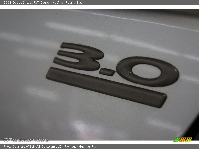 Ice Silver Pearl / Black 2003 Dodge Stratus R/T Coupe
