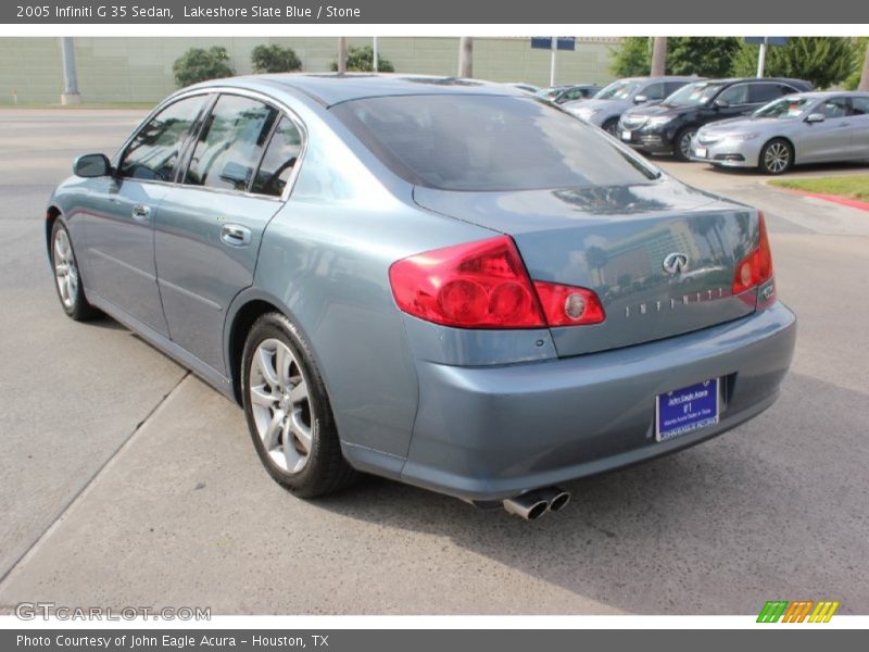 Lakeshore Slate Blue / Stone 2005 Infiniti G 35 Sedan