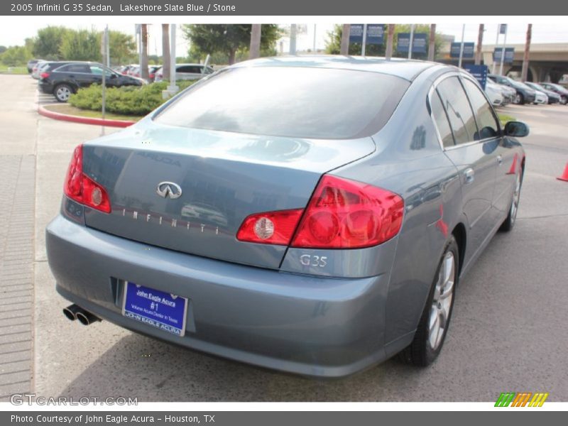 Lakeshore Slate Blue / Stone 2005 Infiniti G 35 Sedan