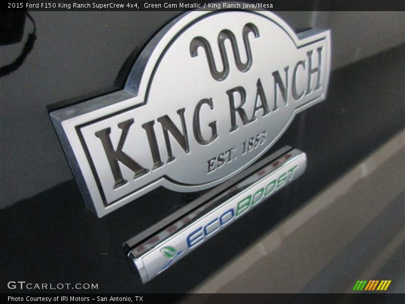 Green Gem Metallic / King Ranch Java/Mesa 2015 Ford F150 King Ranch SuperCrew 4x4