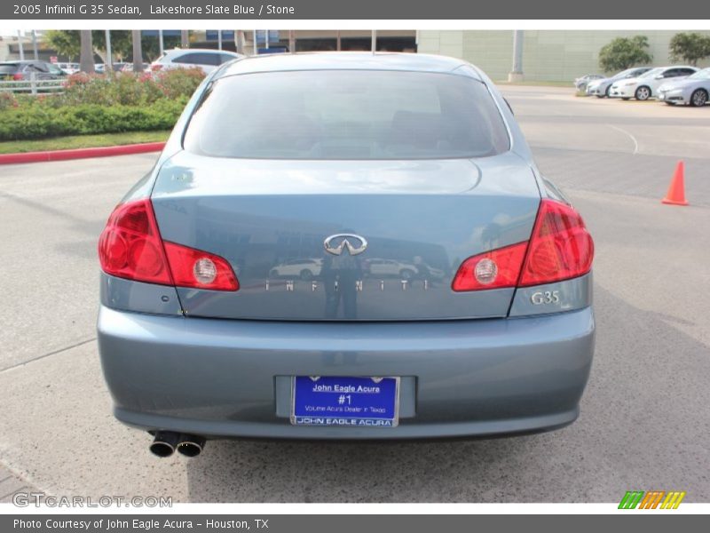 Lakeshore Slate Blue / Stone 2005 Infiniti G 35 Sedan