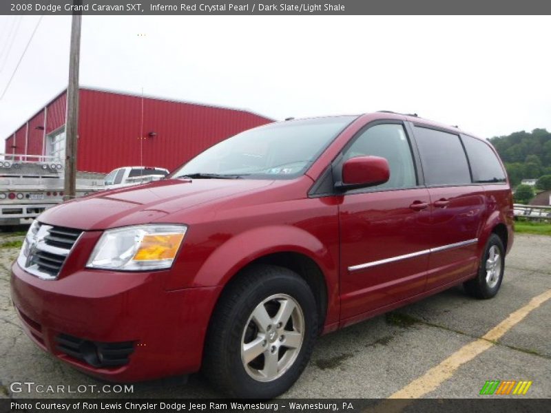 Inferno Red Crystal Pearl / Dark Slate/Light Shale 2008 Dodge Grand Caravan SXT