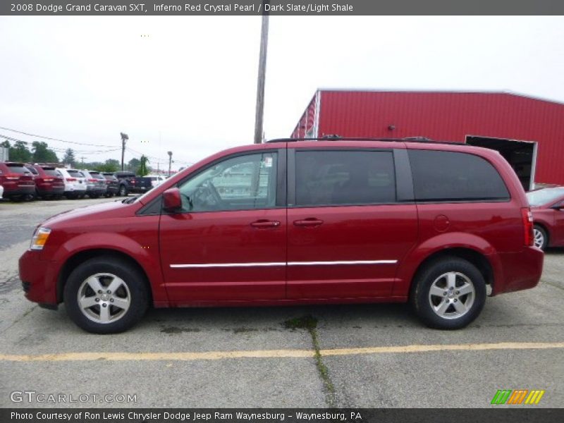 Inferno Red Crystal Pearl / Dark Slate/Light Shale 2008 Dodge Grand Caravan SXT