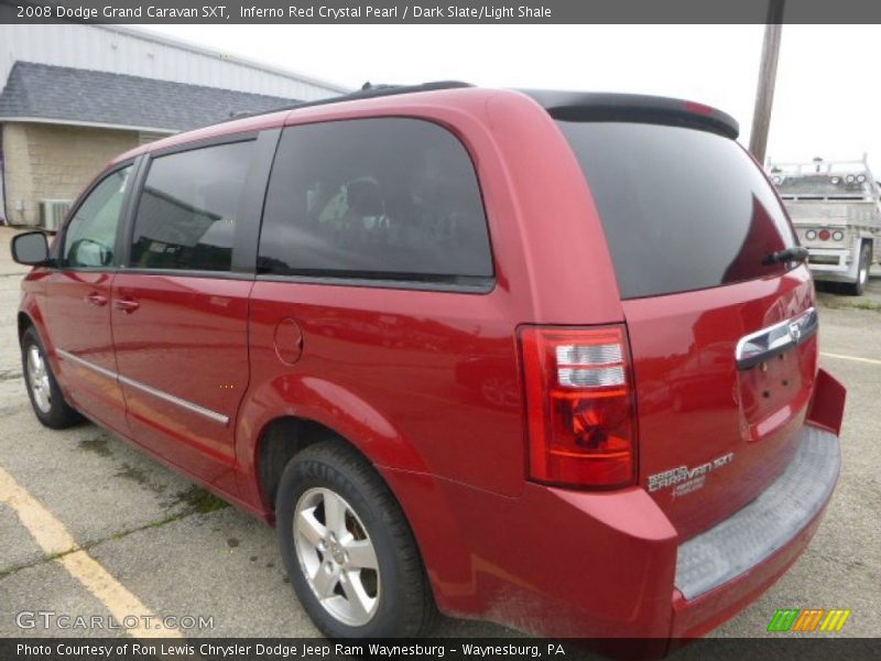 Inferno Red Crystal Pearl / Dark Slate/Light Shale 2008 Dodge Grand Caravan SXT