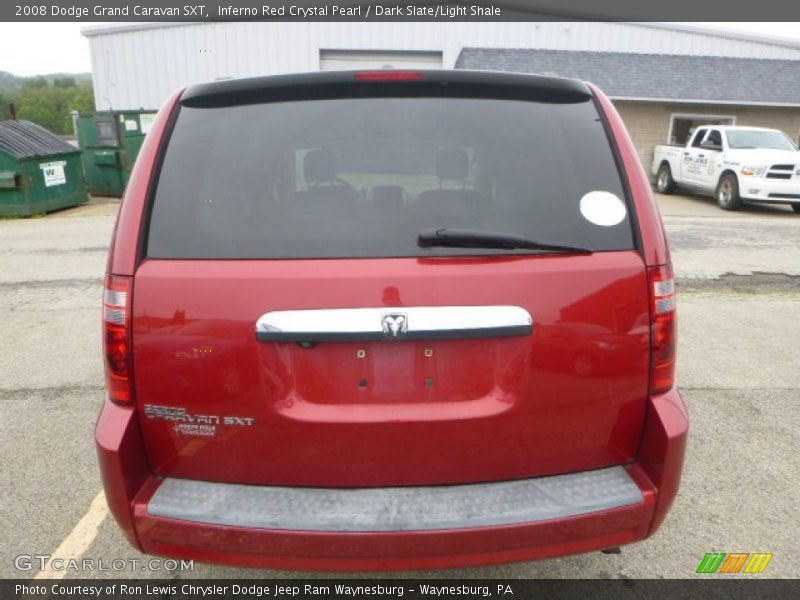 Inferno Red Crystal Pearl / Dark Slate/Light Shale 2008 Dodge Grand Caravan SXT