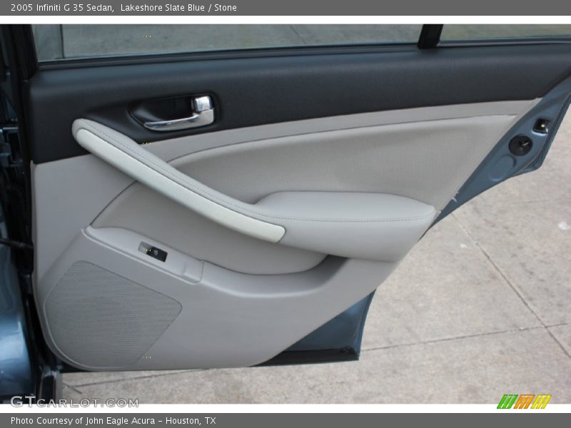 Lakeshore Slate Blue / Stone 2005 Infiniti G 35 Sedan