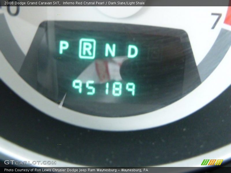 Inferno Red Crystal Pearl / Dark Slate/Light Shale 2008 Dodge Grand Caravan SXT