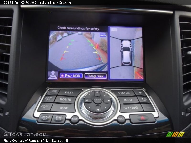 Iridium Blue / Graphite 2015 Infiniti QX70 AWD