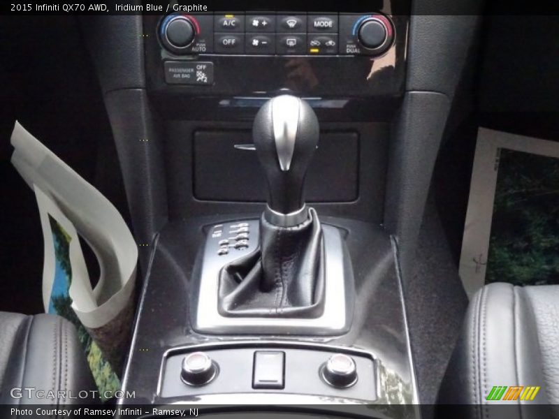 Iridium Blue / Graphite 2015 Infiniti QX70 AWD