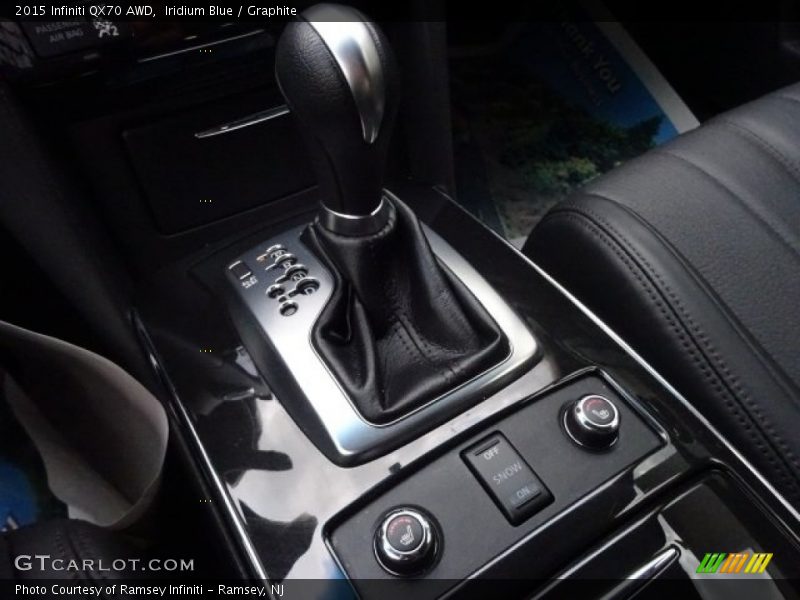Iridium Blue / Graphite 2015 Infiniti QX70 AWD