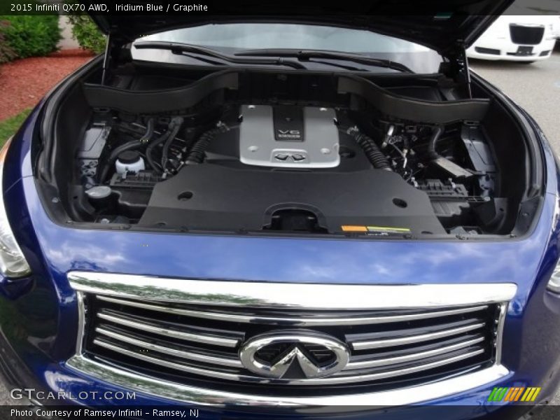 Iridium Blue / Graphite 2015 Infiniti QX70 AWD