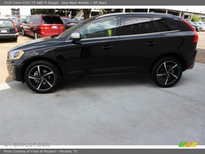 Onyx Black Metallic / Off-Black 2016 Volvo XC60 T6 AWD R-Design