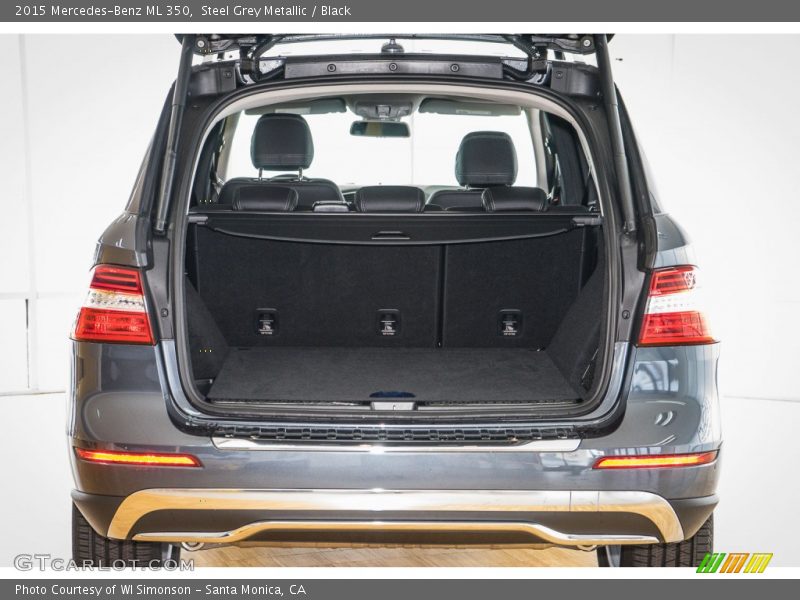 Steel Grey Metallic / Black 2015 Mercedes-Benz ML 350
