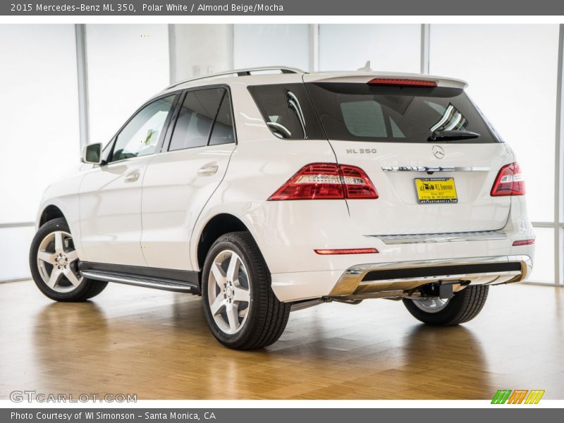 Polar White / Almond Beige/Mocha 2015 Mercedes-Benz ML 350