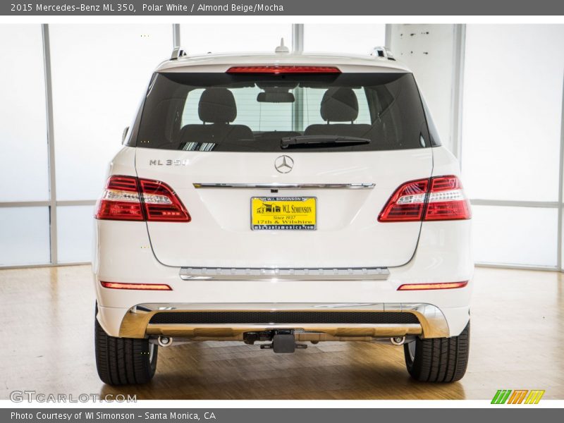 Polar White / Almond Beige/Mocha 2015 Mercedes-Benz ML 350