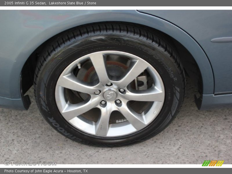 Lakeshore Slate Blue / Stone 2005 Infiniti G 35 Sedan