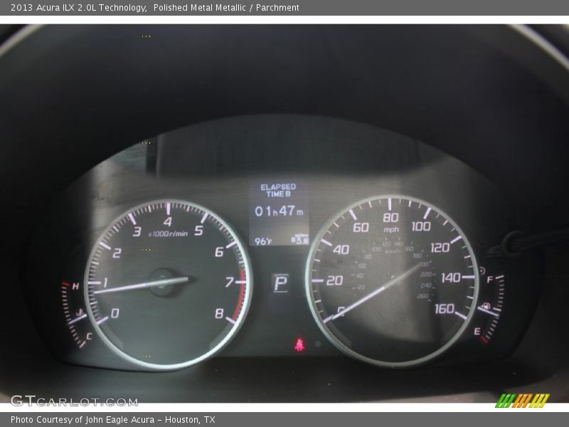 Polished Metal Metallic / Parchment 2013 Acura ILX 2.0L Technology