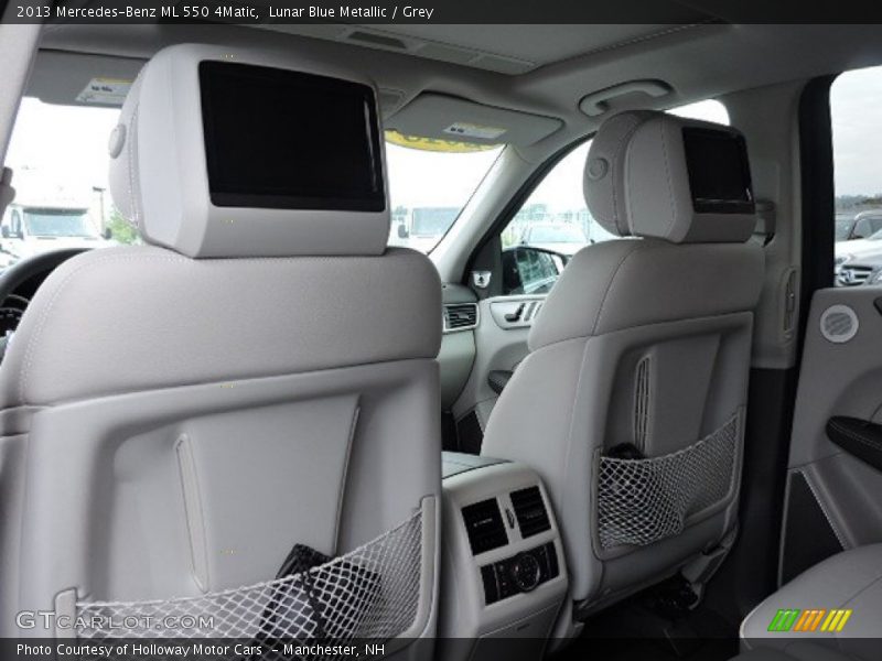 Lunar Blue Metallic / Grey 2013 Mercedes-Benz ML 550 4Matic
