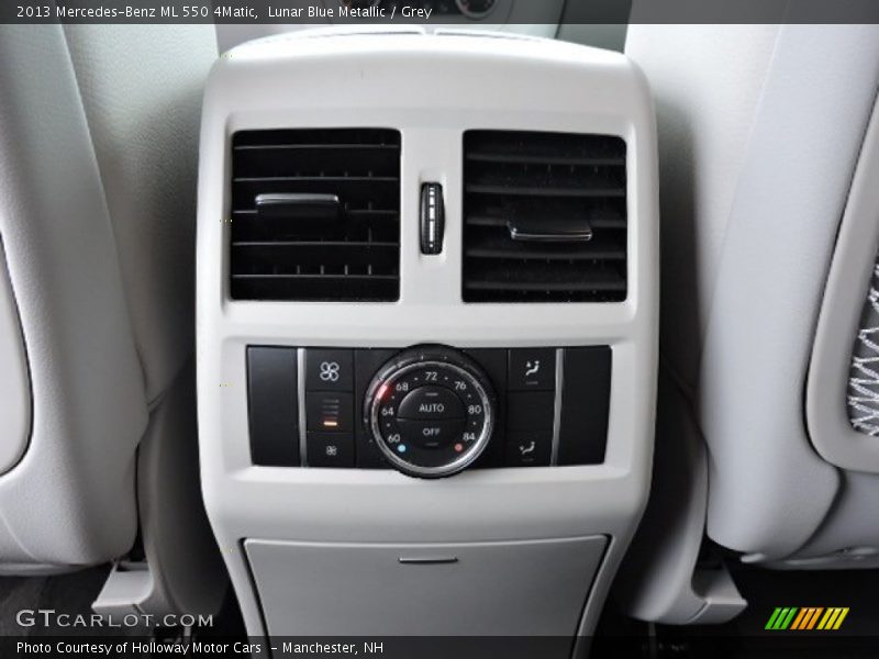 Lunar Blue Metallic / Grey 2013 Mercedes-Benz ML 550 4Matic
