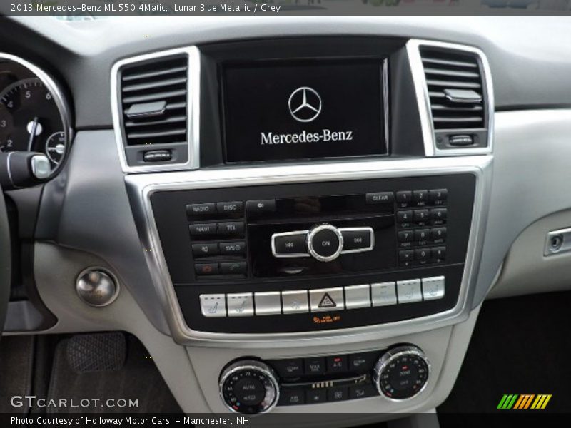 Lunar Blue Metallic / Grey 2013 Mercedes-Benz ML 550 4Matic