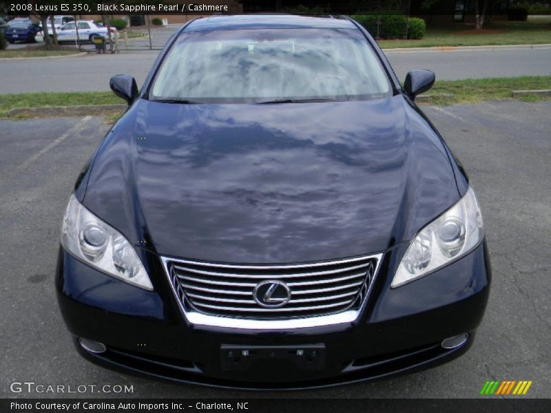 Black Sapphire Pearl / Cashmere 2008 Lexus ES 350