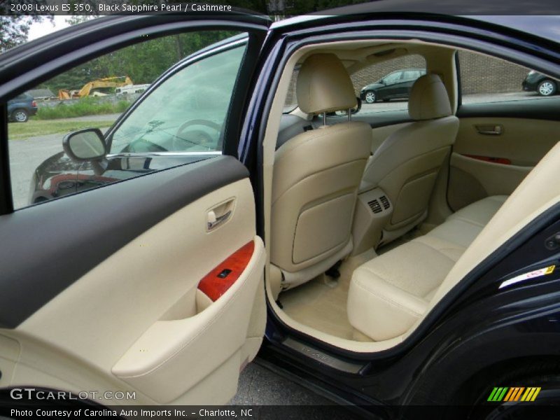 Black Sapphire Pearl / Cashmere 2008 Lexus ES 350