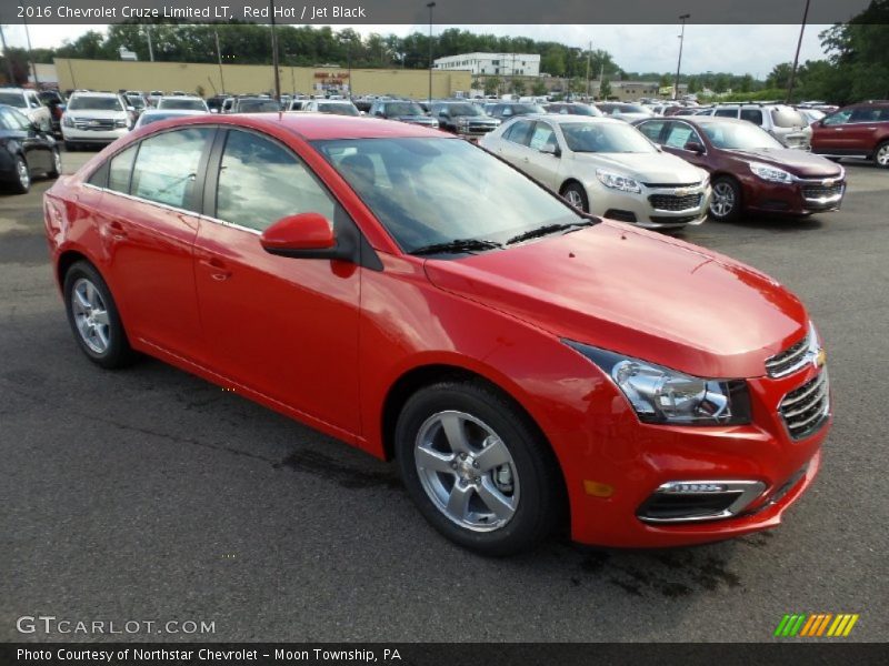 Red Hot / Jet Black 2016 Chevrolet Cruze Limited LT