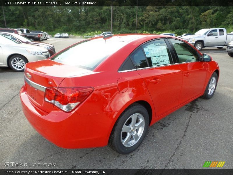 Red Hot / Jet Black 2016 Chevrolet Cruze Limited LT