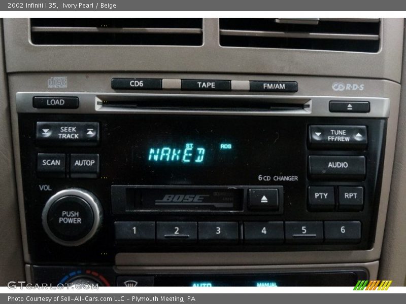 Ivory Pearl / Beige 2002 Infiniti I 35