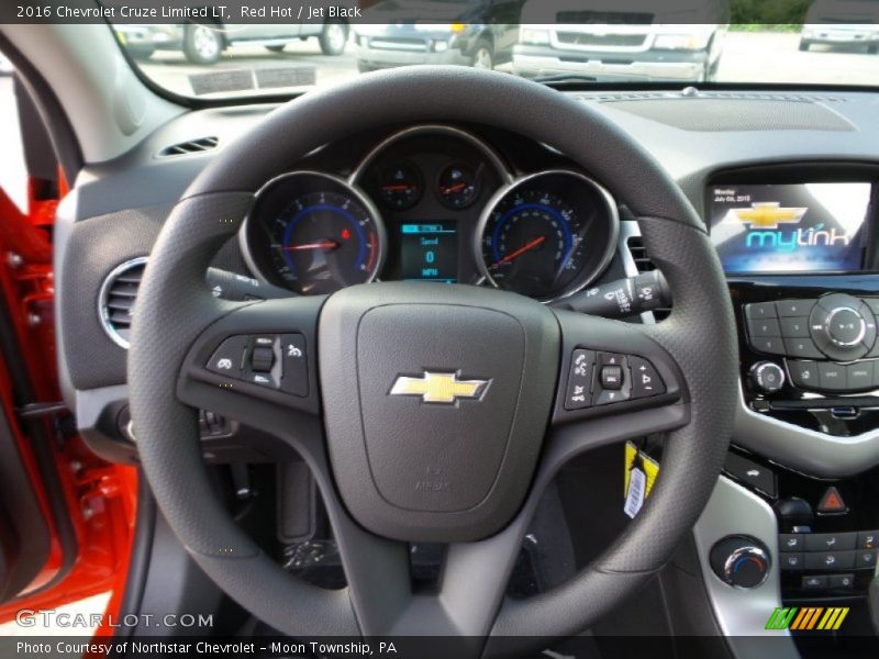 Red Hot / Jet Black 2016 Chevrolet Cruze Limited LT