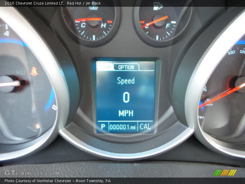 Red Hot / Jet Black 2016 Chevrolet Cruze Limited LT