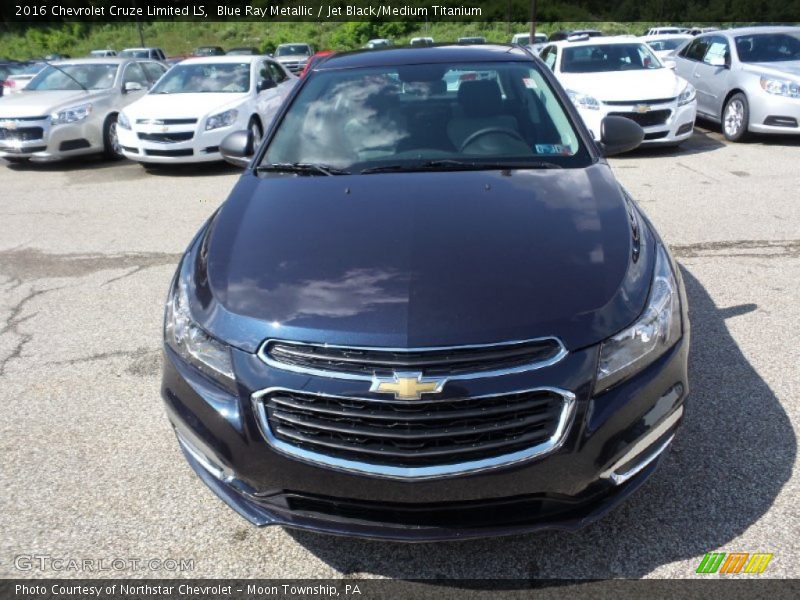 Blue Ray Metallic / Jet Black/Medium Titanium 2016 Chevrolet Cruze Limited LS