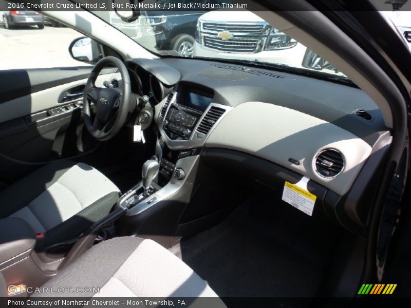 Blue Ray Metallic / Jet Black/Medium Titanium 2016 Chevrolet Cruze Limited LS